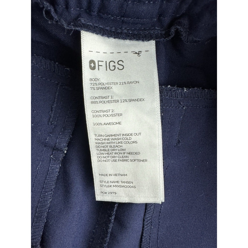 FIGS Pants Mens‎ Sz Lg/S Blue Tansen Scrubs Jogger Technical Uniform Drawstring - Picture 6 of 16